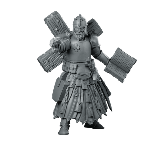 Trench Soldier Quiapo Trench Cleric Miniature Resin Sci - fi - Papsikels Miniatures - We Print Miniatures
