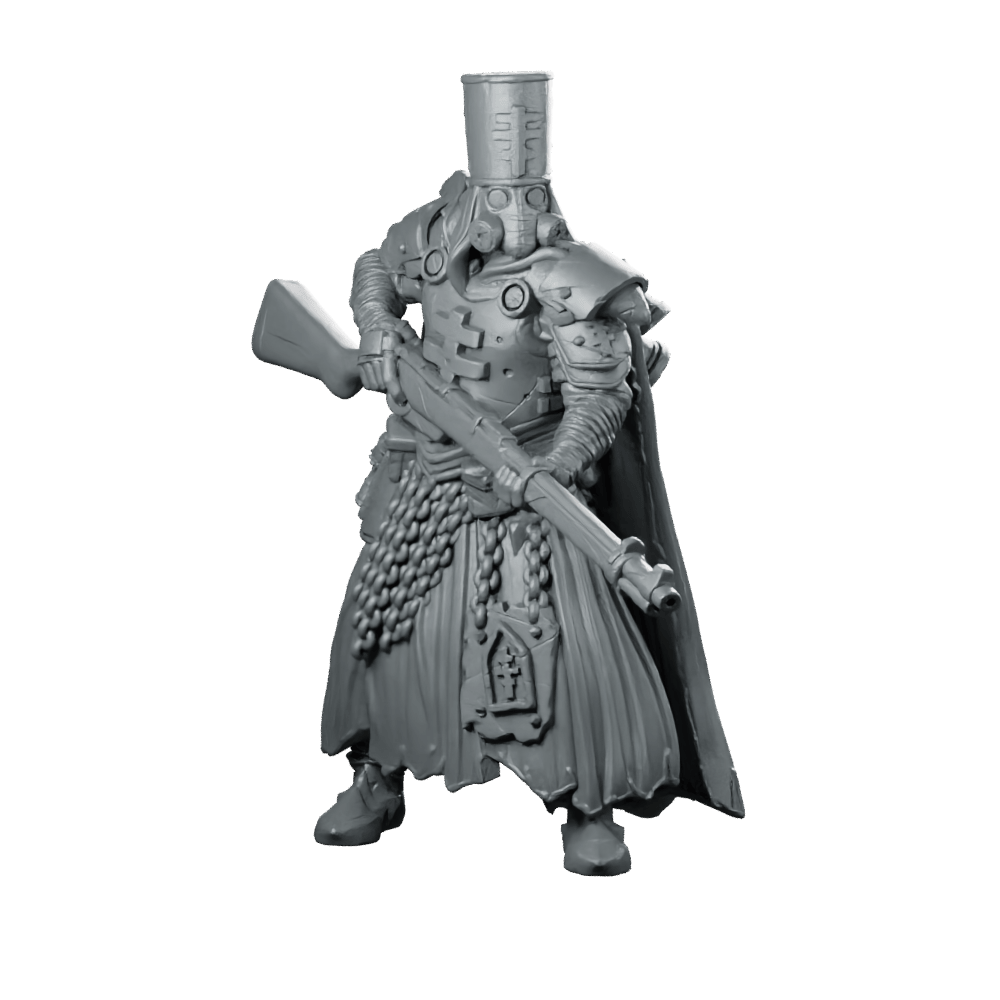 Trench Soldier Quiapo Trench Pilgrim 2 Miniature Rifle - Papsikels Miniatures - We Print Miniatures