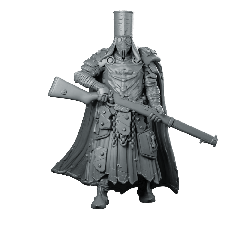 Trench Soldier Quiapo Trench Pilgrim 3 Miniature - Papsikels Miniatures - We Print Miniatures