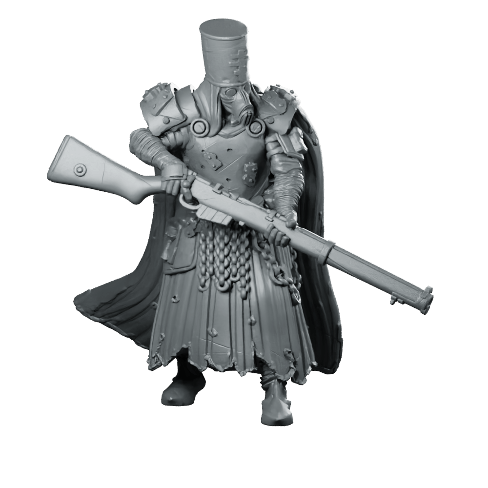 Trench Soldier Quiapo Trench Pilgrim 5 Miniature Rifleman - Papsikels Miniatures - We Print Miniatures