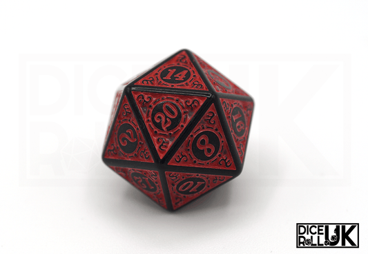 Carved Dice - Red