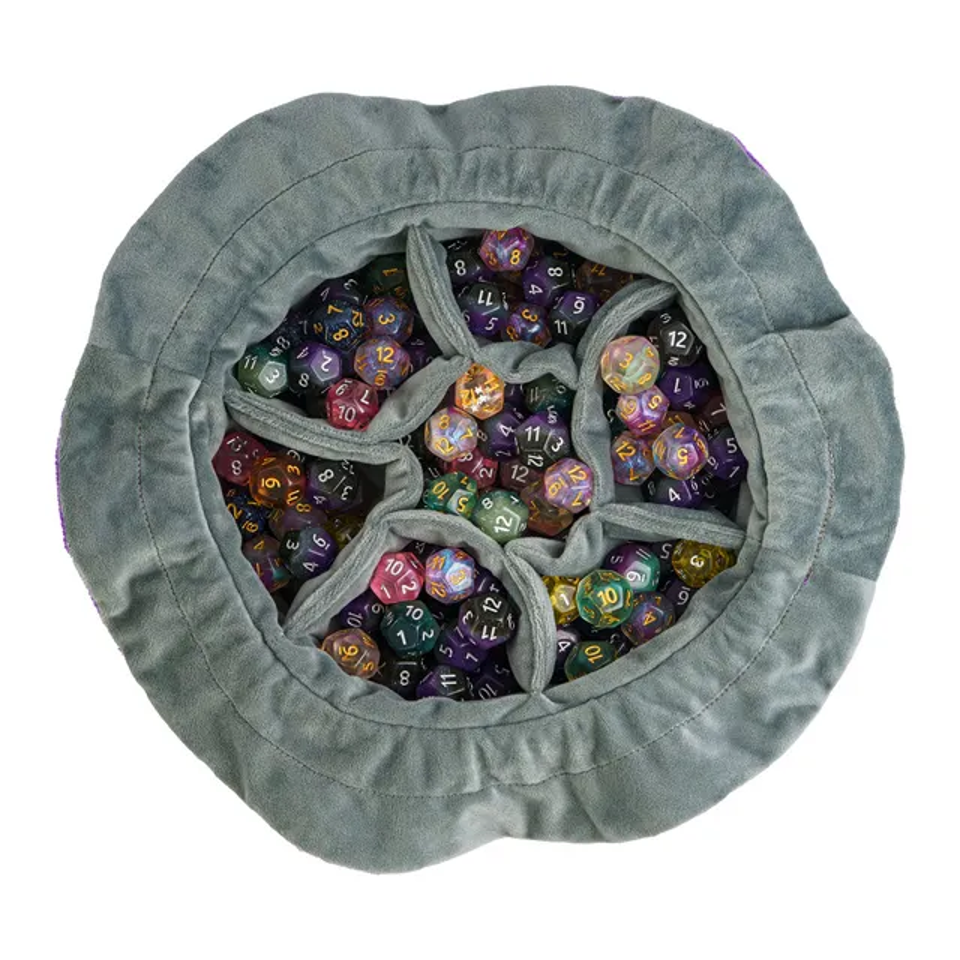 Velvet Vault | Superweiche große Würfeltasche | Lila