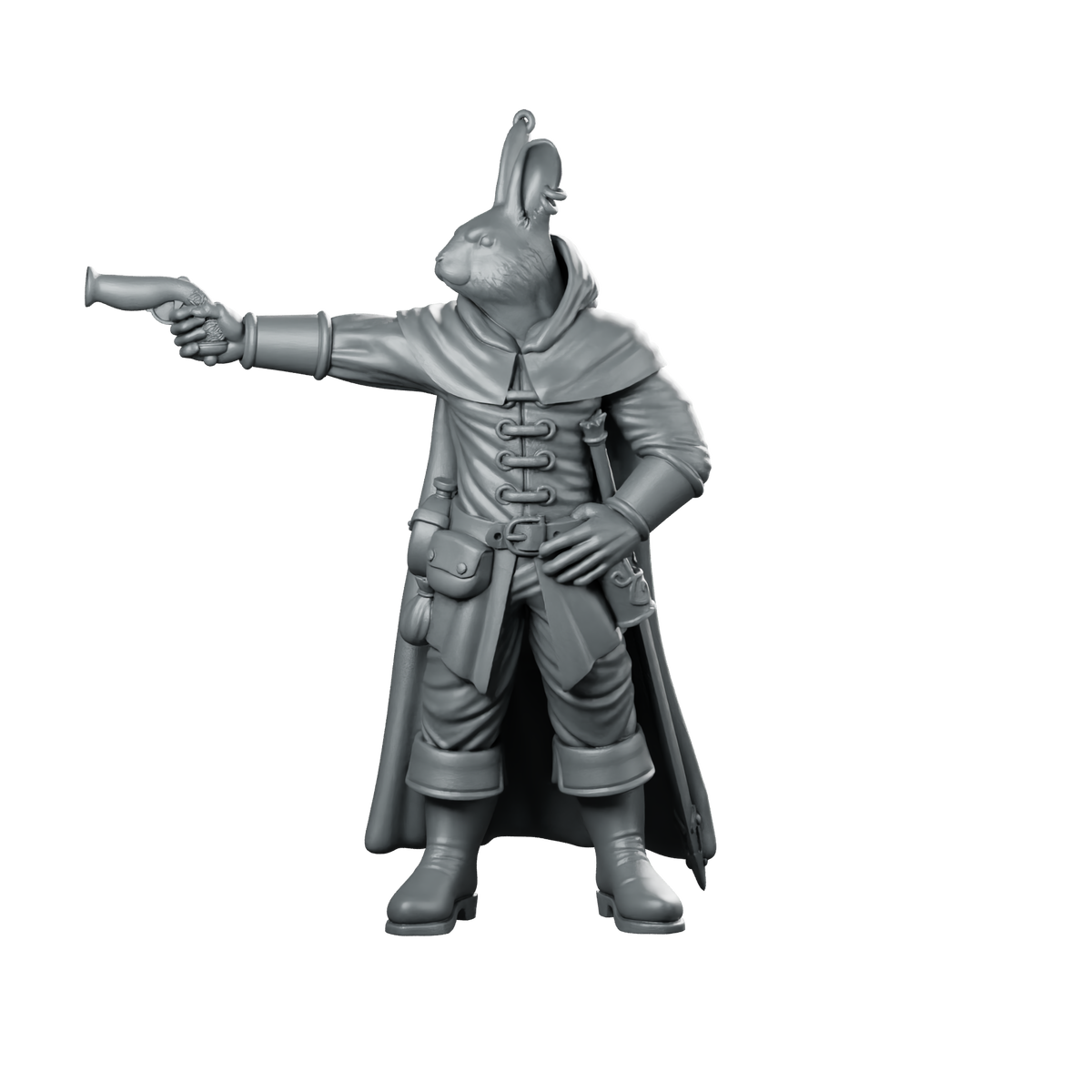 Rabbit Killer 2 Miniature Rabbit Duelist Miniature 360 Spin 01