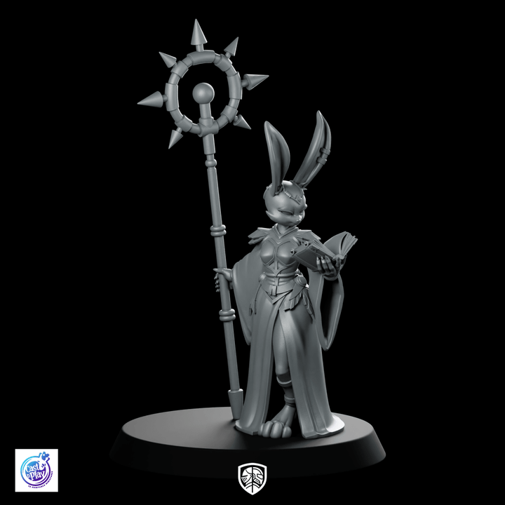Miniatur des Kaninchenvolks-Klerikers 