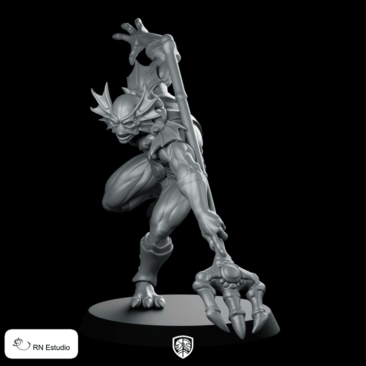 Rakhash 80's Hero Miniature Winged Trident Demon Gargoyle