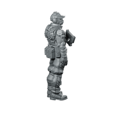 Randy Bones Carter Pose 1 Cyberpunk Miniature Tactical Miniature 360 Spin 01