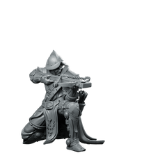 Ranged Blue Cape C Miniature Crossbowman - CastNPlay - We Print Miniatures