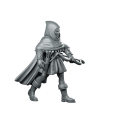 Ranger Woman Miniature Hooded Ranger Archer Miniature 360 Spin 02