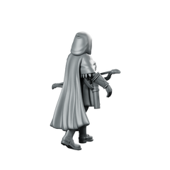Ranger Woman Miniature Hooded Ranger Archer Miniature 360 Spin 04