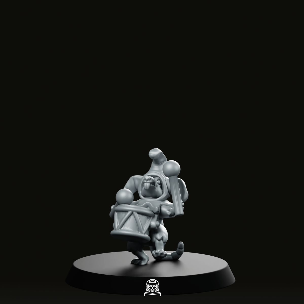 Rat Drums Miniature - Vae Victus Miniatures - We Print Miniatures