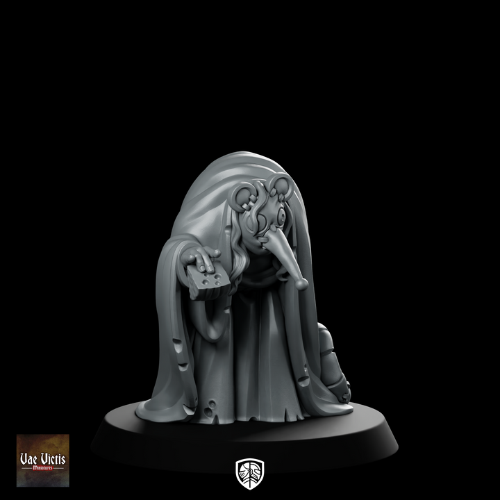 Rat Herder Fantasy Miniature Gritty Sewer NPC