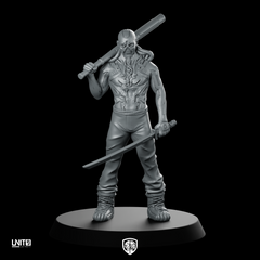 Rattler Cyberpunk Miniature Brutal Melee Brawler Streetfighter