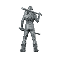 Rattler Cyberpunk Miniature Brutal Melee Brawler Streetfighter Miniature 360 Spin 01
