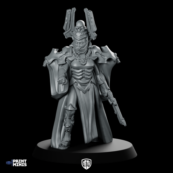 Reaping Mistress Miniature Cyberpunk Sci-Fi NPC Resin