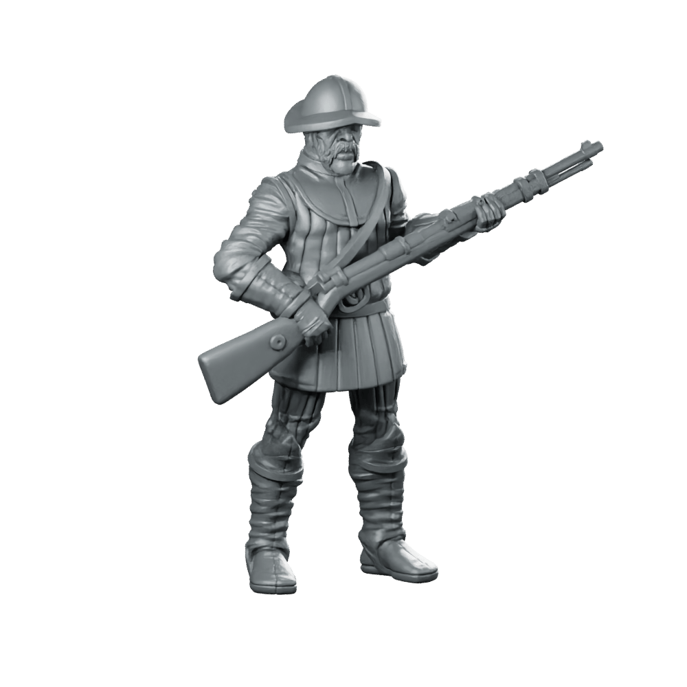 Recto Anti Armour Troop 3 Miniature Sci - Fi Soldier - Papsikels Miniatures - We Print Miniatures