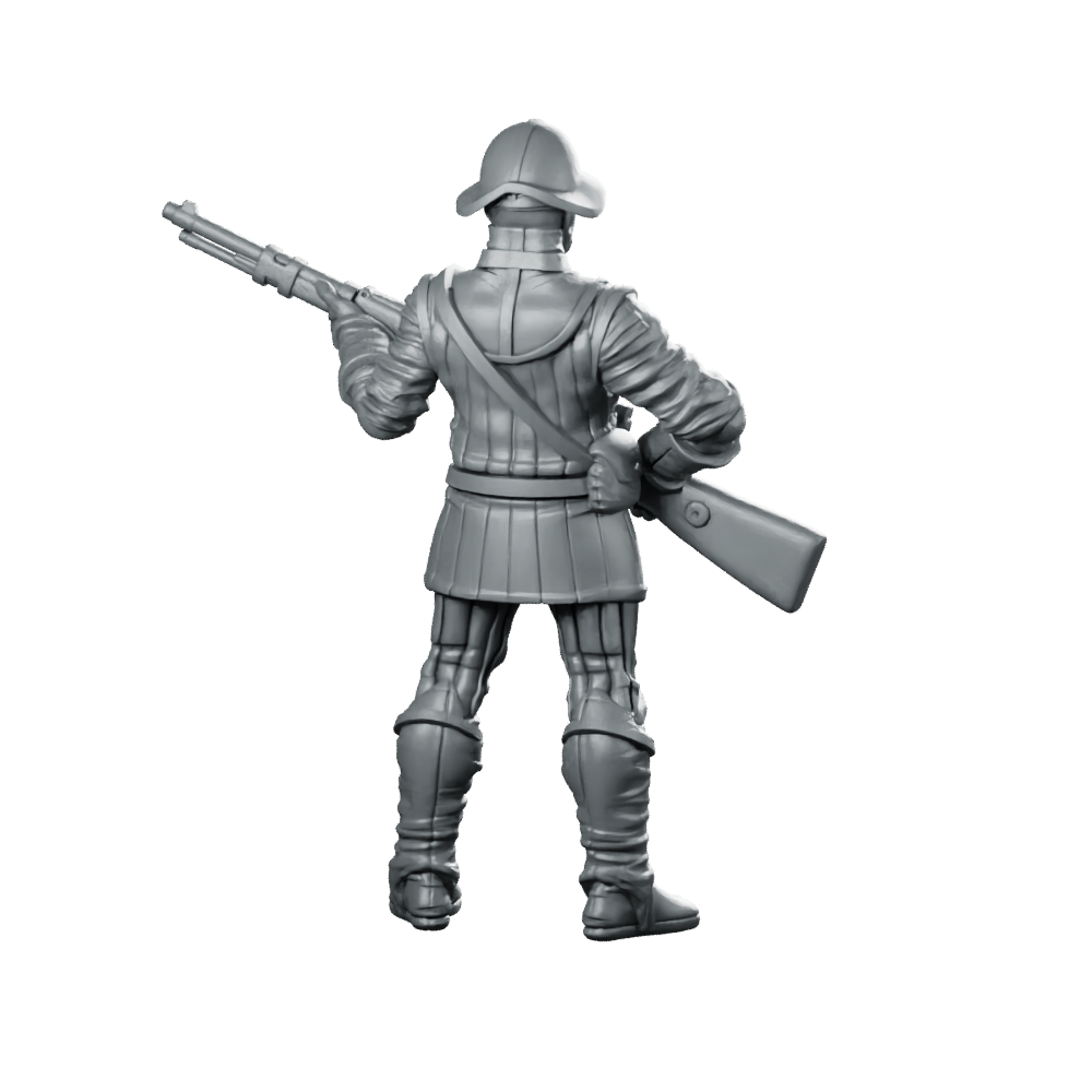 Recto Anti Armour Troop 3 Miniature Sci - Fi Soldier - Papsikels Miniatures - We Print Miniatures