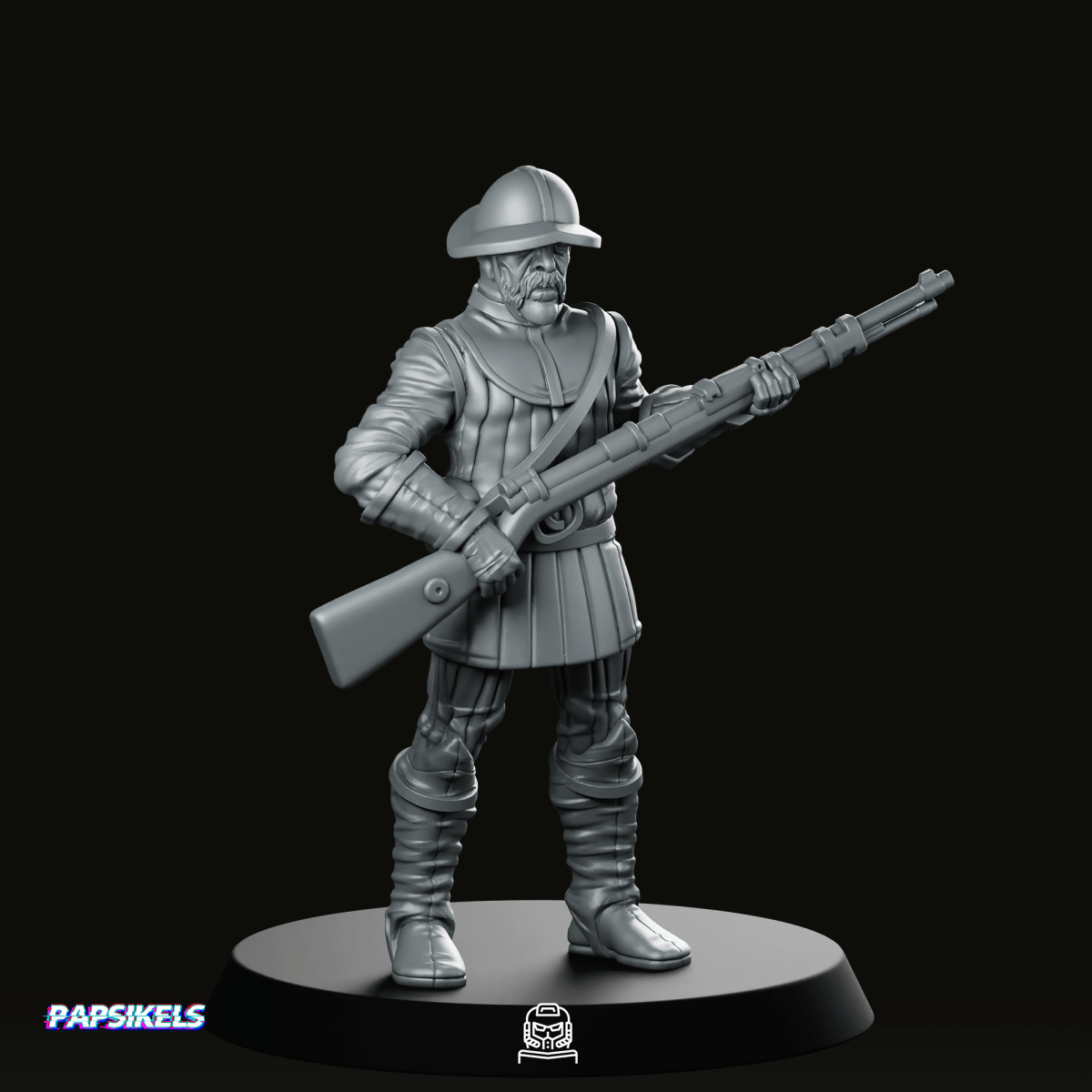 Recto Anti Armour Troop 3 Miniature - Papsikels Miniatures - We Print Miniatures