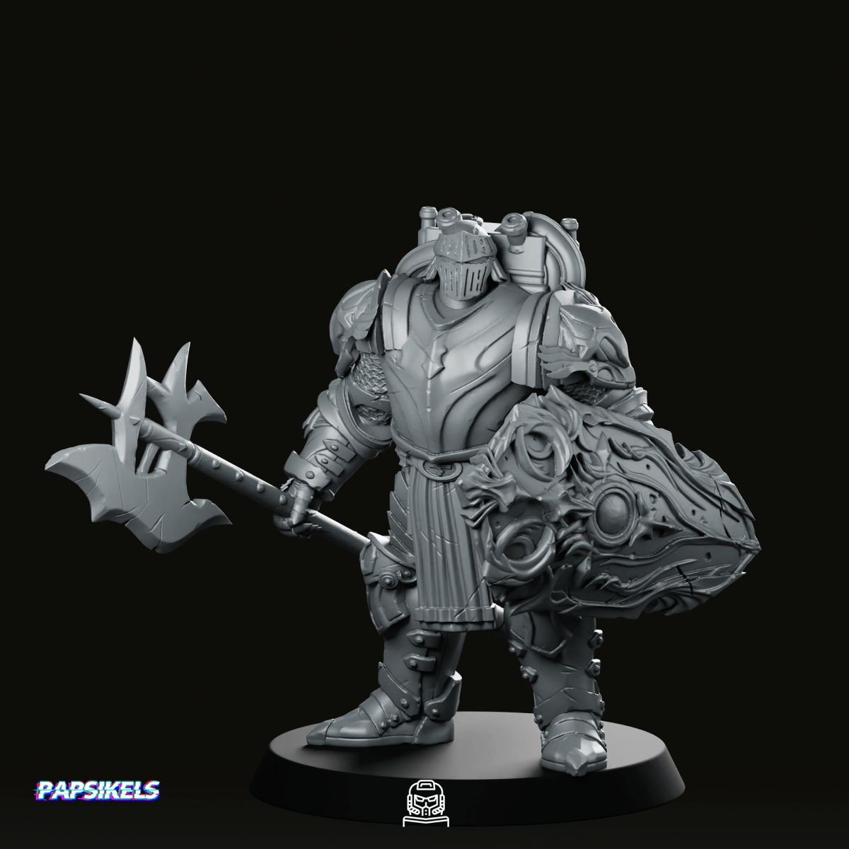 Recto Maximilian Guards 1 Miniature - Papsikels Miniatures - We Print Miniatures