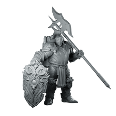 Recto Maximilian Guards 2 Miniature Armored Halberdier - Papsikels Miniatures - We Print Miniatures