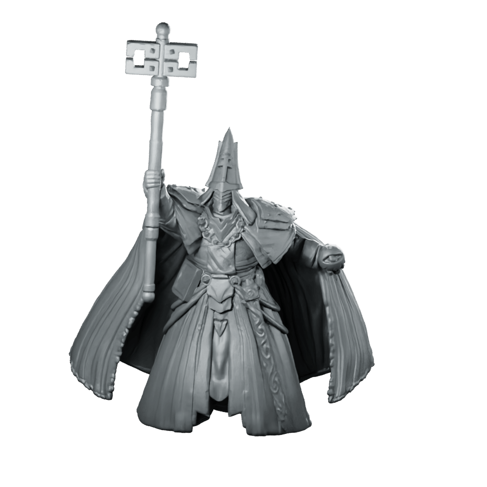 Recto Witchburner General 2 Miniature Sci - Fi Commander - Papsikels Miniatures - We Print Miniatures