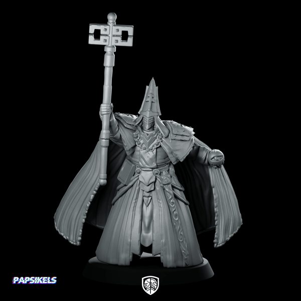 Recto Witchburner General 2 Miniature Sci - Fi Commander - Papsikels Miniatures - We Print Miniatures