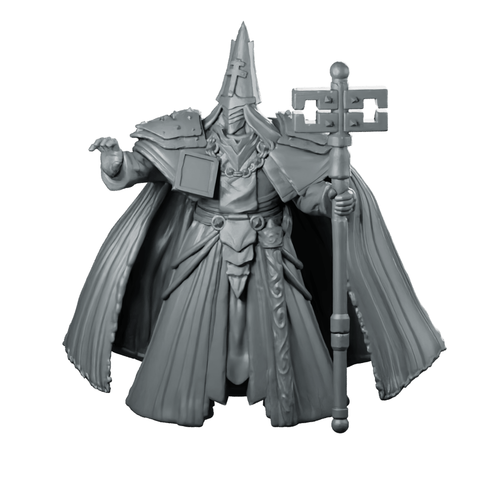 Recto Witchburner General 3 Miniature Sci - Fi Commander - Papsikels Miniatures - We Print Miniatures