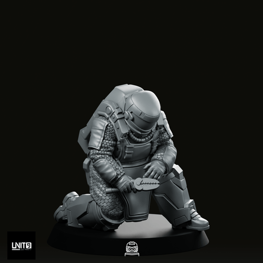Red Unit Bomb Disposal P1 Miniature - Unit9 - We Print Miniatures