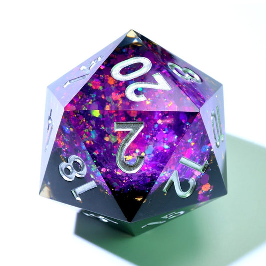 Regal Relic | 50mm D20 | Oversized Geode Dice - Tabletop Dominion - We Print Miniatures