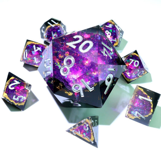 Regal Relic | 50mm D20 | Oversized Geode Dice - Tabletop Dominion - We Print Miniatures