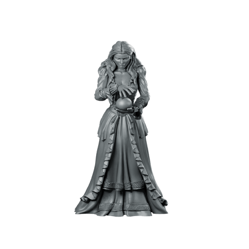 Regrid Orb Miniature Noble Seer Mage Sorceress - Haito - We Print Miniatures