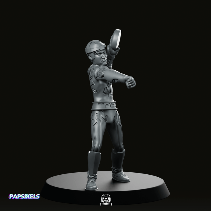 Regular Program Tron Miniature Cyberpunk Saboteur Operative