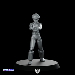 Regular Program Yori 2 Miniature Cyberpunk Operative - Papsikels Miniatures - We Print Miniatures