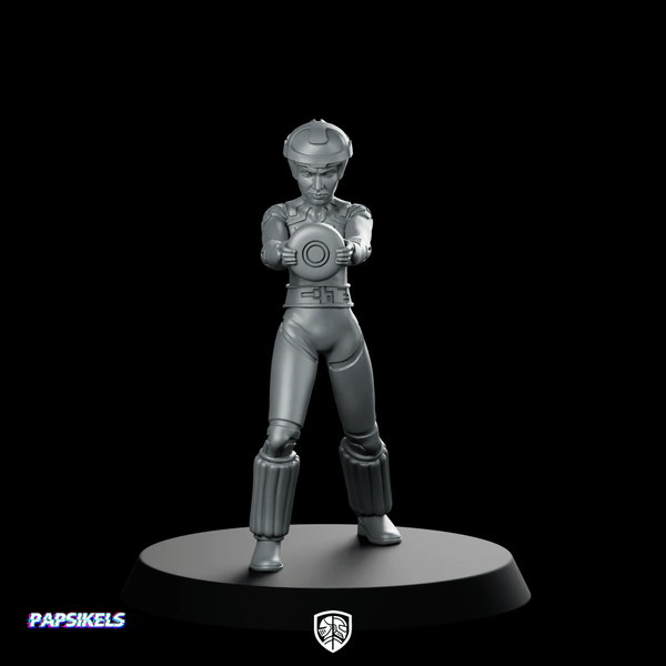 Regular Program Yori 2 Miniature Cyberpunk Operative - Papsikels Miniatures - We Print Miniatures