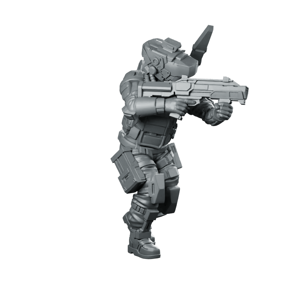 Relay V2 Tactical miniature Combat Cameraman - Unit9 - We Print Miniatures
