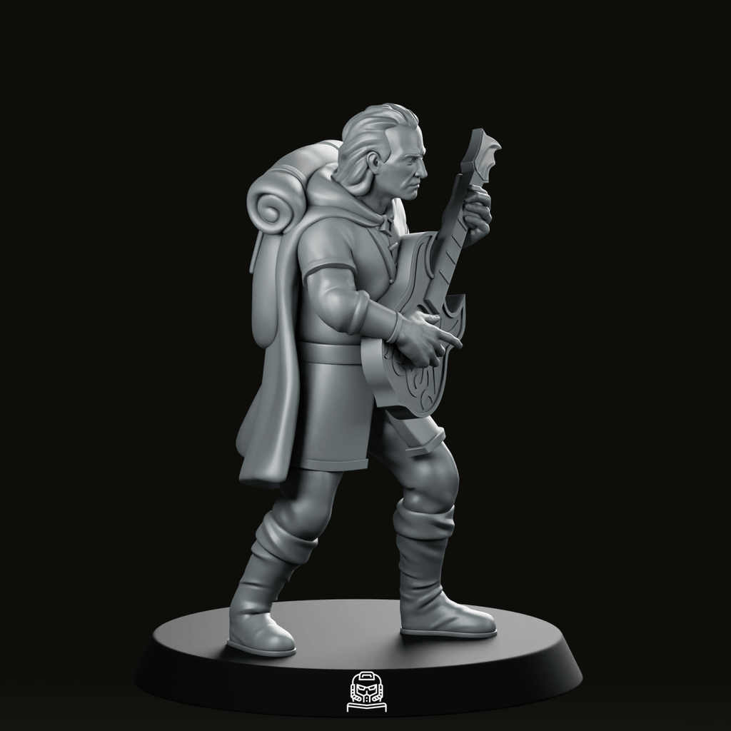 Rennyn Aeralis Bard Miniature - We Print Miniatures - We Print Miniatures