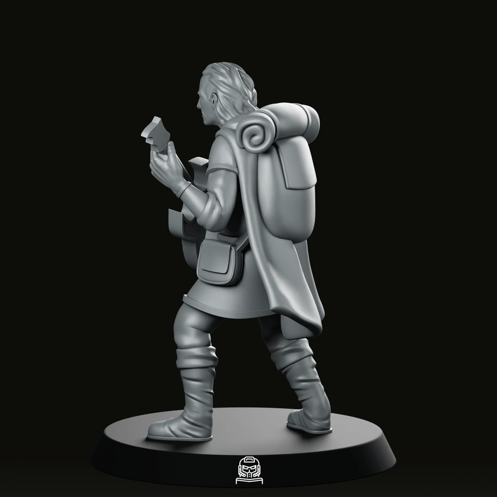 Rennyn Aeralis Bard Miniature - We Print Miniatures - We Print Miniatures