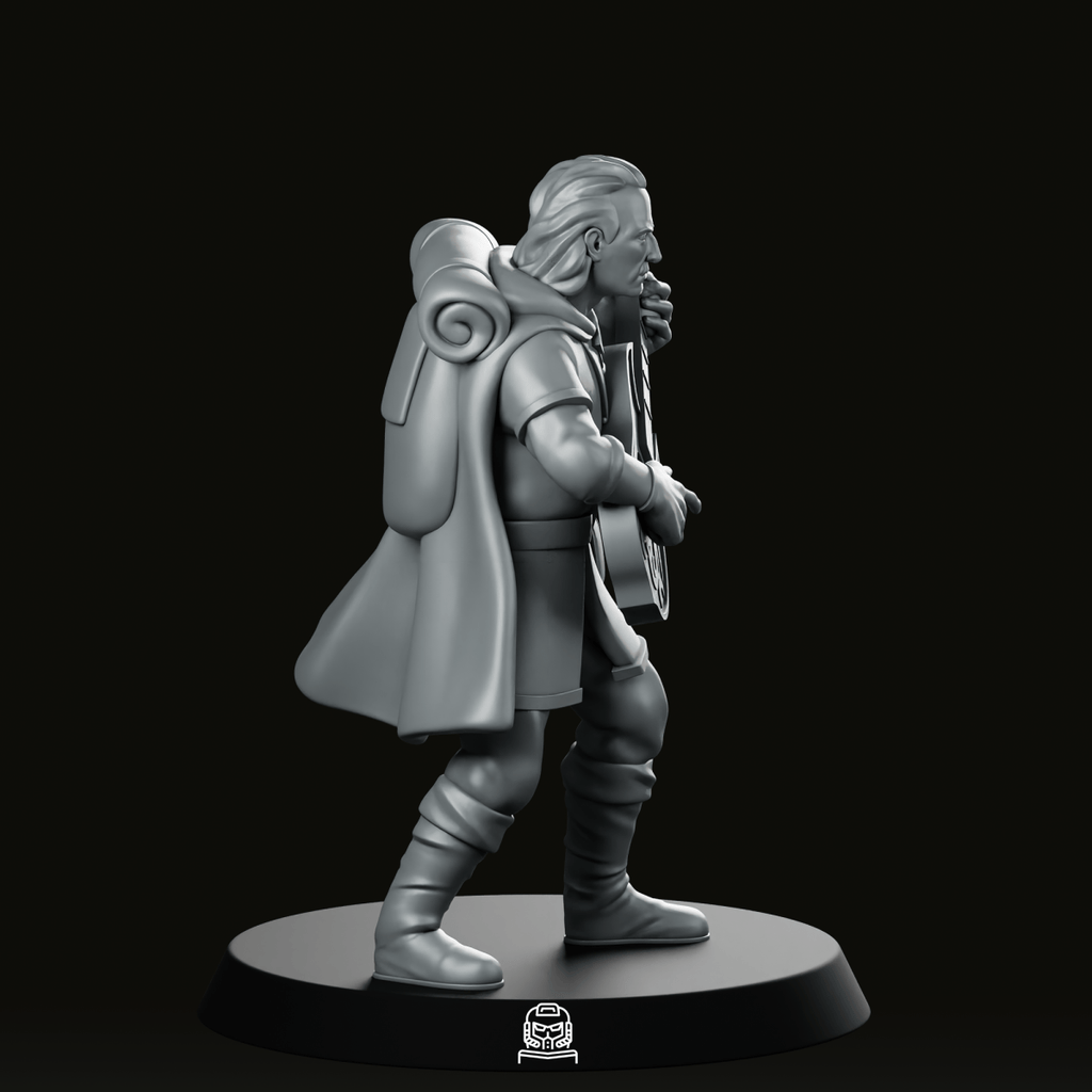 Rennyn Aeralis Bard Miniature - We Print Miniatures - We Print Miniatures