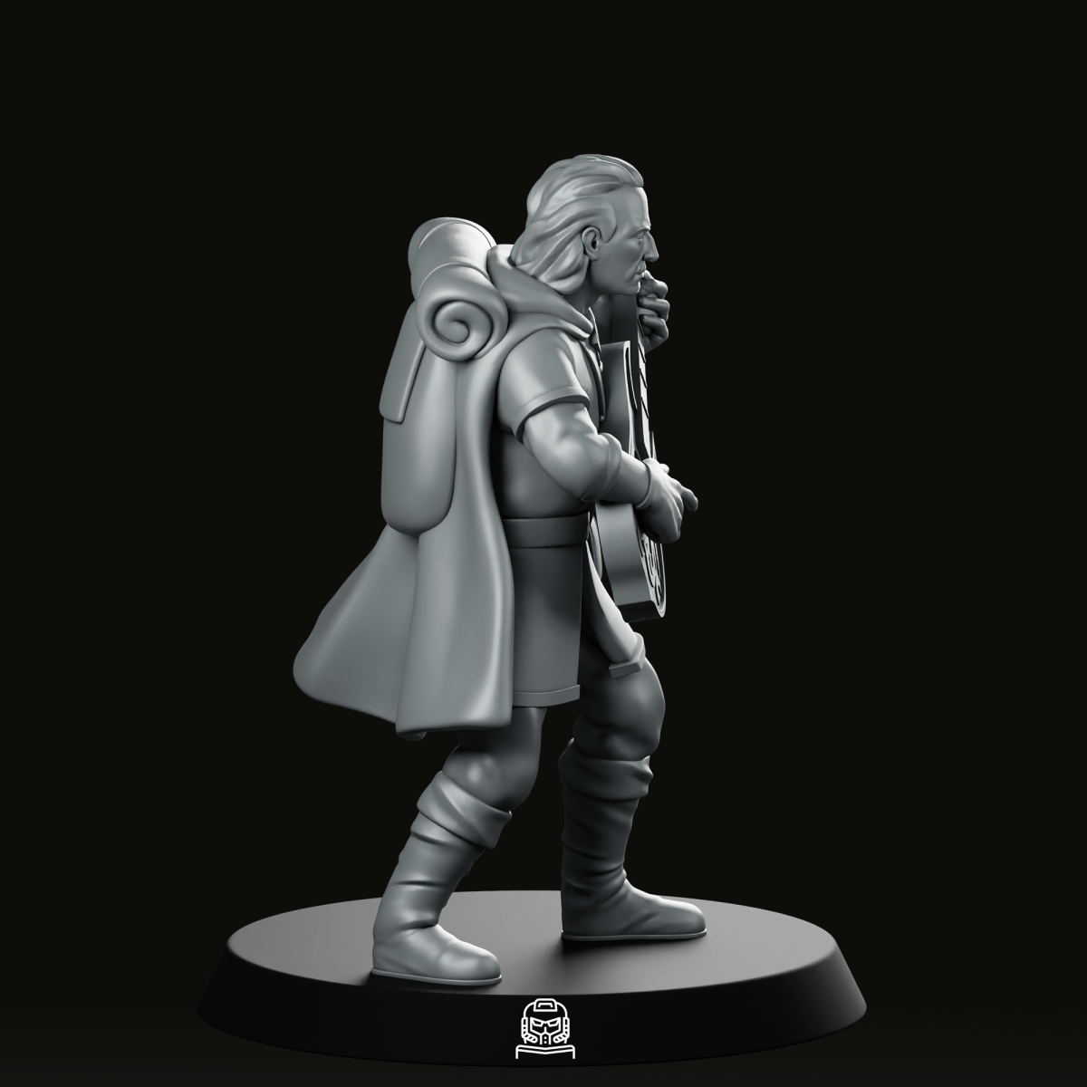 Rennyn Aeralis Bard Miniature - We Print Miniatures - We Print Miniatures