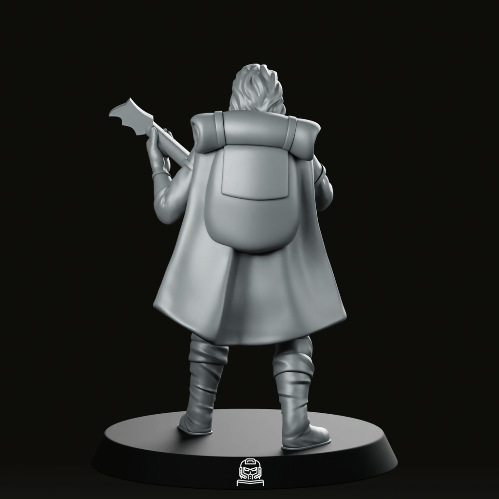 Rennyn Aeralis Bard Miniature - We Print Miniatures - We Print Miniatures