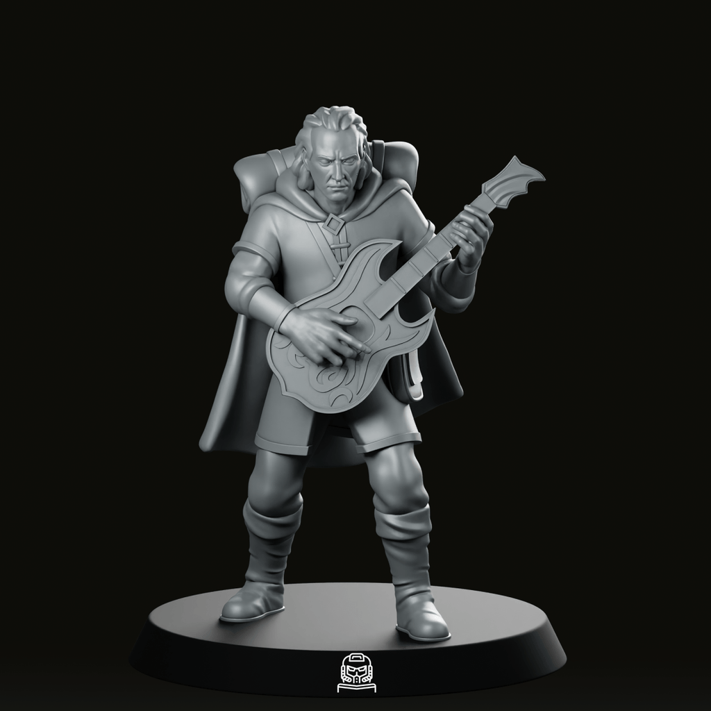 Rennyn Aeralis Bard Miniature - We Print Miniatures - We Print Miniatures
