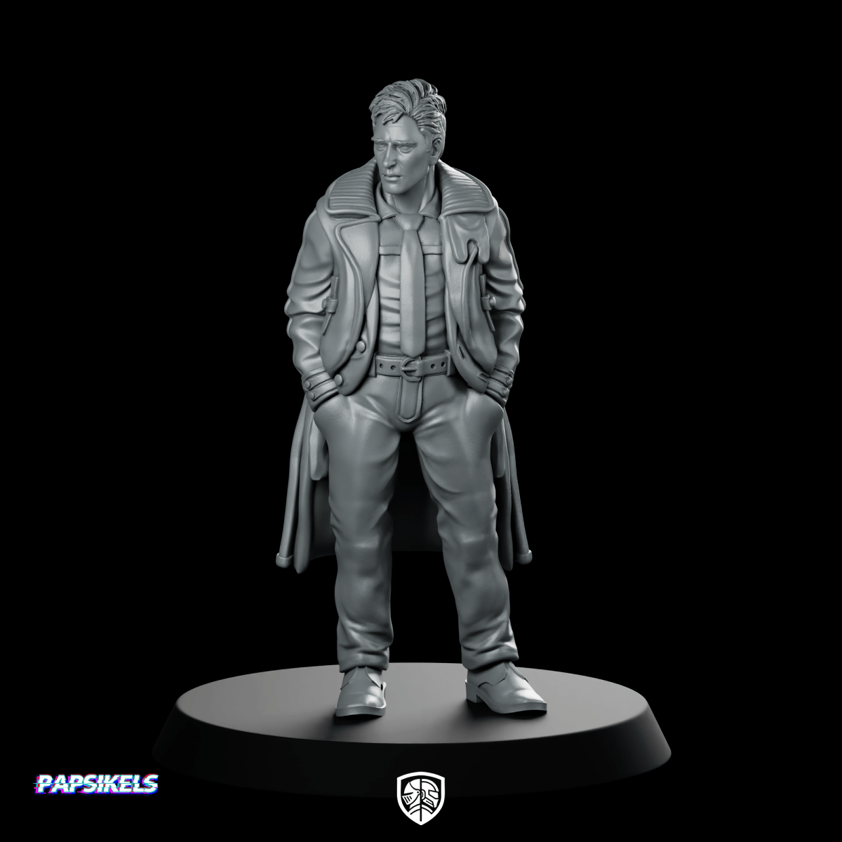 Replicant Detection Unit Ricky Deckard Miniature Cyberpunk Detective - Papsikels Miniatures - We Print Miniatures