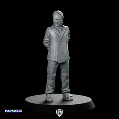 Replicant Manufacturing Ceo Miniature Corporate Villain Sci - Fi Boss - Papsikels Miniatures - We Print Miniatures