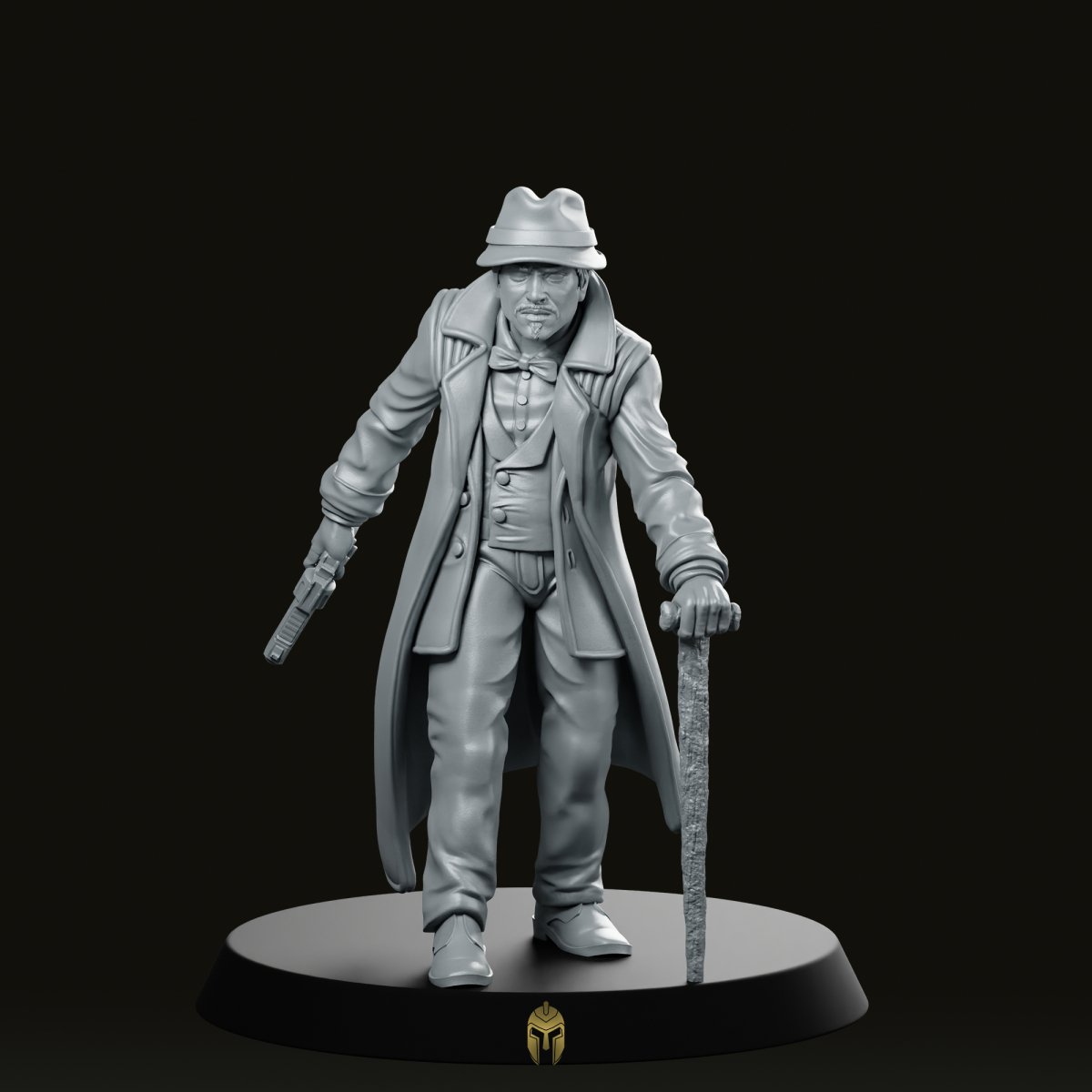 Replicant Retire Unit Police Officer Miniature - Papsikels Miniatures - We Print Miniatures