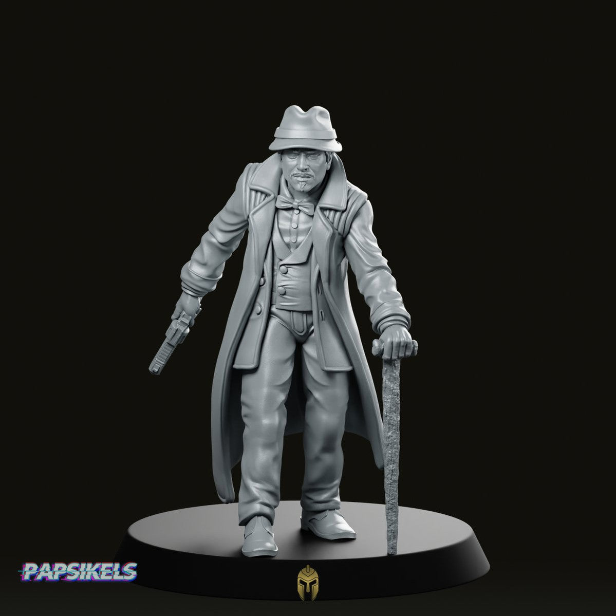 Replicant Retire Unit Police Officer Miniature - Papsikels Miniatures - We Print Miniatures