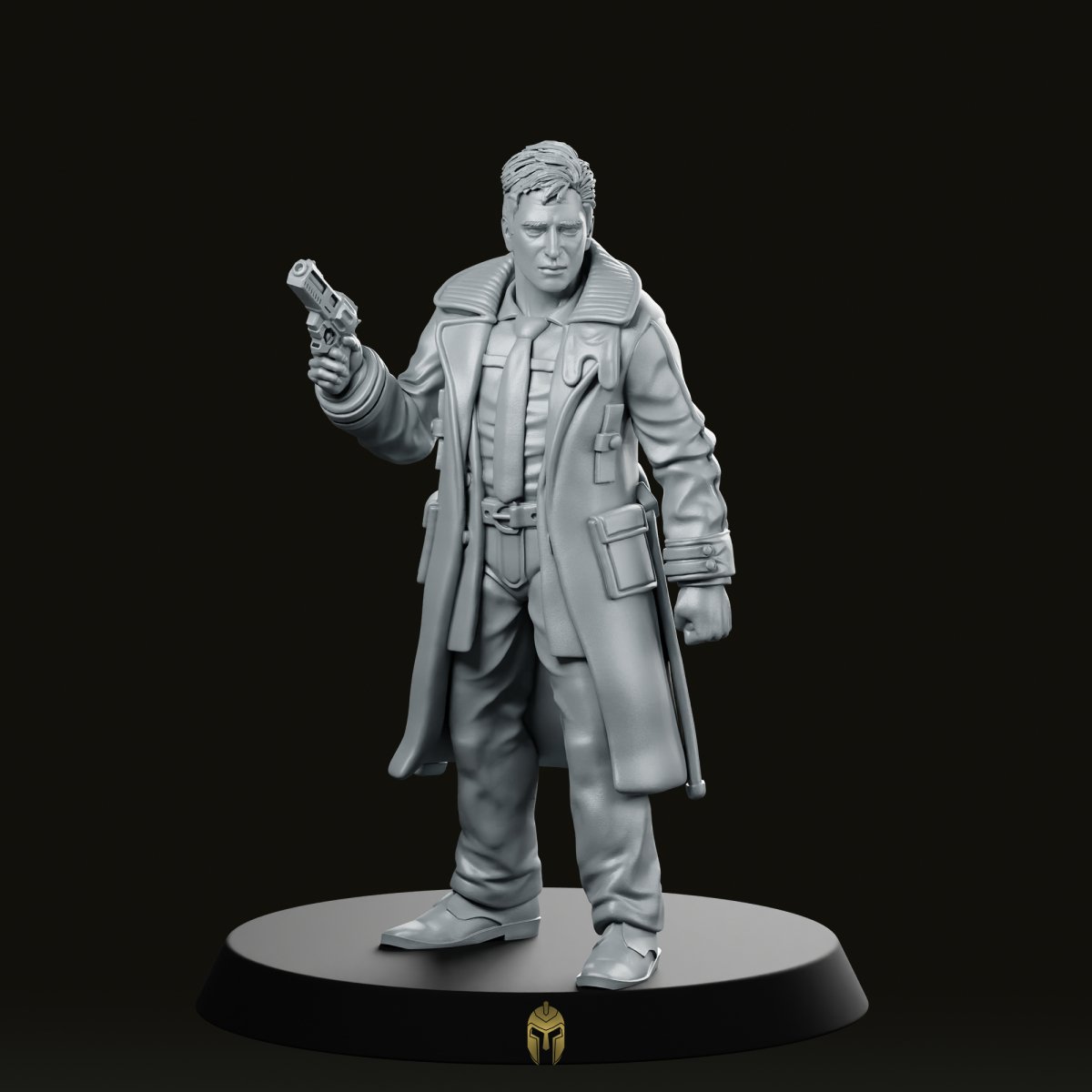 Replicant Retire Unit Ricky Deckard Miniature - Papsikels Miniatures - We Print Miniatures