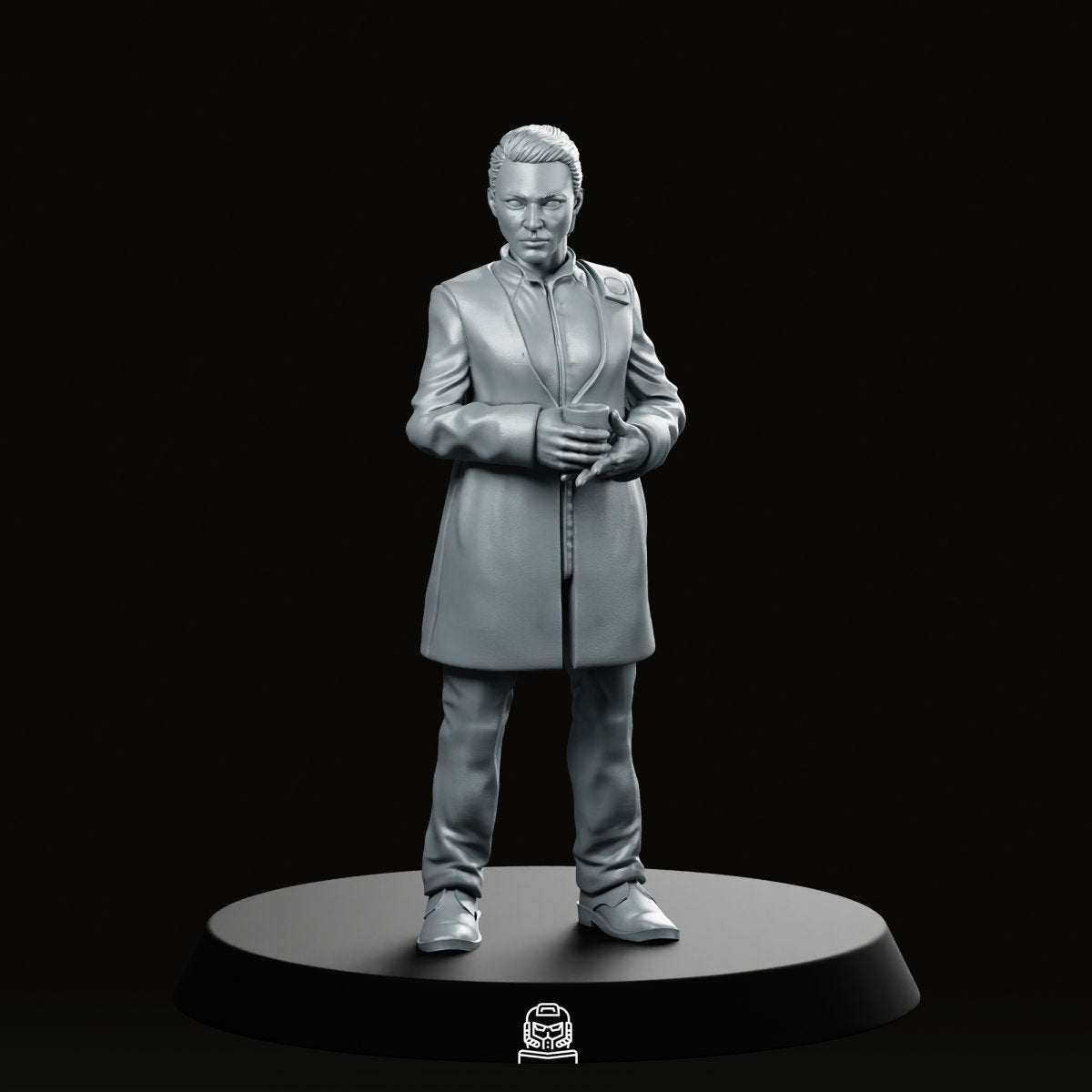 Replicant Retirement Division Lieutenant Miniature - Papsikels Miniatures - We Print Miniatures