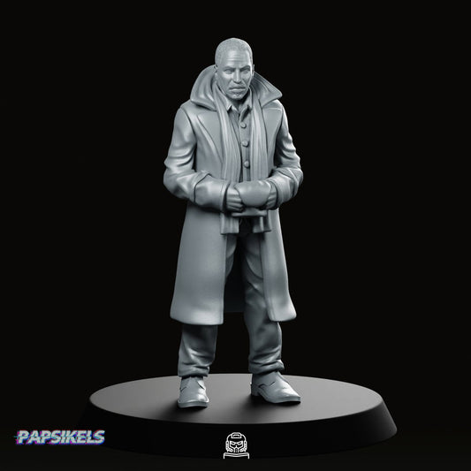 Replicant Retirement Division Officer Miniature - Papsikels Miniatures - We Print Miniatures