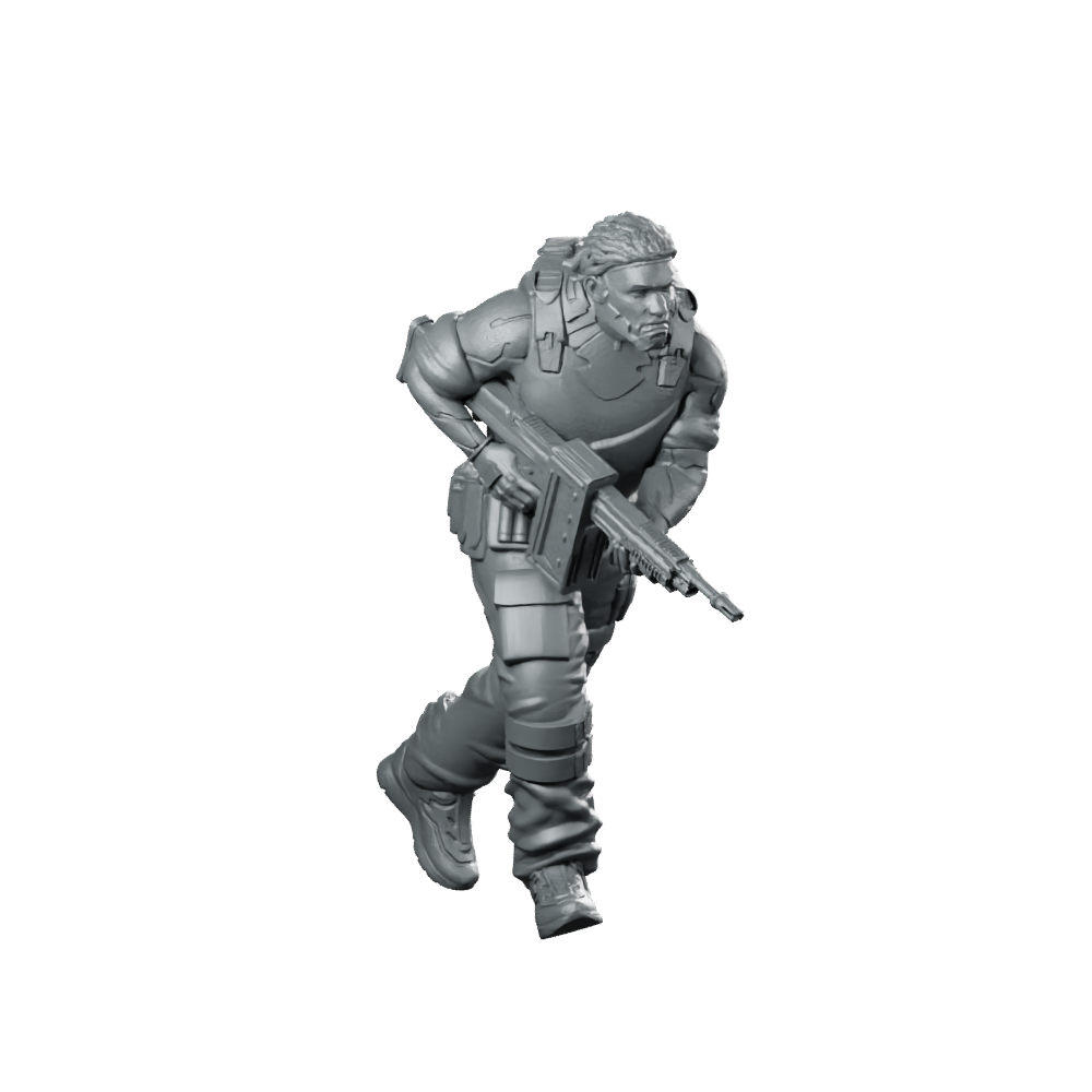 Repo Miniature Assault Trooper Miniature 360 Spin 01