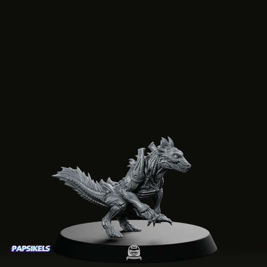 Reptilelike Xenomorph Natural Predator 5 Miniature - Papsikels Miniatures - We Print Miniatures