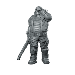 Rex “Grindlord” Kruger V2 Product Render Miniature - UNIT9 - We Print Miniatures